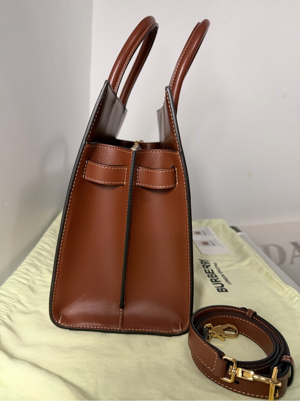 Burberry Small Title Bag Vintage Check NWT | Featured on HBO Succession - Picture 9 of 14